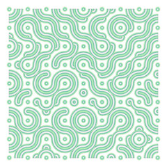 Fototapeta premium Color truchet tiling connections illustration