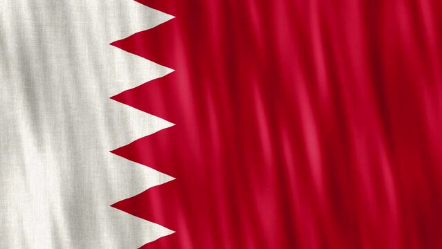 Albania National Flag. Seamless loop animation closeup waving.