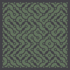 Color truchet tiling connections illustration