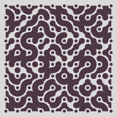 Color truchet tiling connections illustration