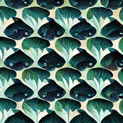 Repeating pattern background nature illustration