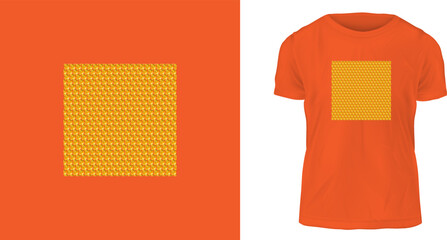 t shirt design concept, color pattern