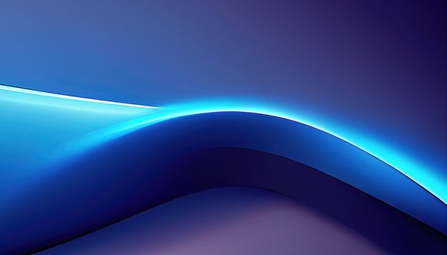 Energetic and electric blue gradient abstract beautiful curved background design