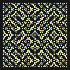 Color truchet tiling connections illustration