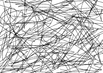 Obraz premium Abstract black pencil sketch on background