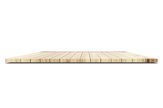 Top of wood balcony table with seascape png