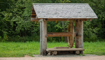 old village water source from the 19th century
