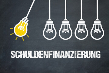 Fototapeta premium Schuldenfinanzierung 