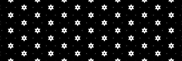 Ornament with elements of black and white colors.