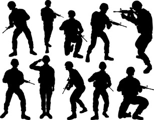 Soldier Silhouettes