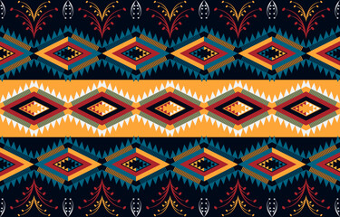 Geometric ethnic pattern seamless. ethnic seamless pattern. Design for cloth business, curtain, background, carpet, wallpaper, clothing, wrapping, Batik, fabric,Vector illustration.