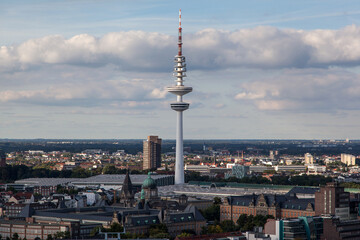Hamburg city tv tower