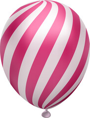 Obraz premium realistic chrome balloon 3d