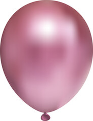 realistic chrome balloon 3d