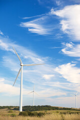 Green energy concept view