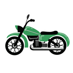 Fototapeta na wymiar Motorcycle Icons Vector