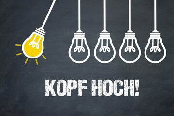 Fototapeta premium Kopf hoch! 