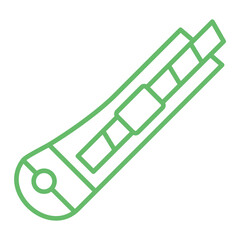 Paper Cutter Multicolor Line Icon