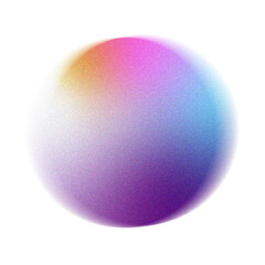Grainy Gradient Blob Shape Element
