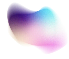 Grainy Gradient Blob Shape Element