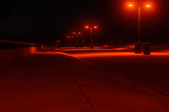 White Street Pier In Key West At Night Time