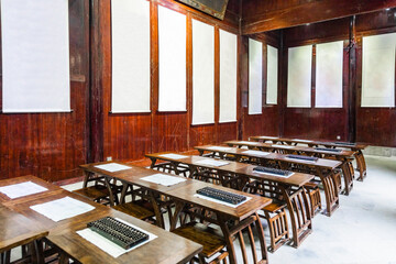 room with chairs