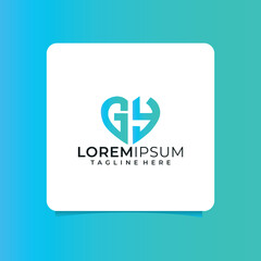 Obraz premium gy letter design for logo and icon.az typography for technology, business and real estate brand.az monogram logo.vector