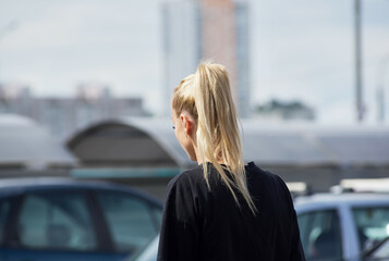 Obraz premium woman in the city