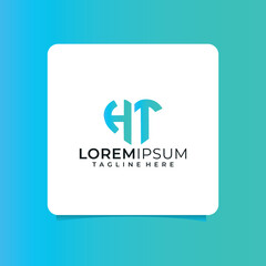  ht letter design for logo and icon.az typography for technology, business and real estate brand.az monogram logo.vector