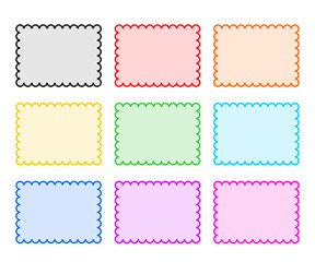 シンプルなフレーム素材のセット