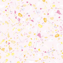 Terrazzo Texture Vector. Flooring Seamless Pattern