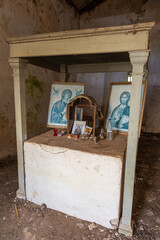 Ruins of the Monastery of Agia Ekaterini on the island of Corfu