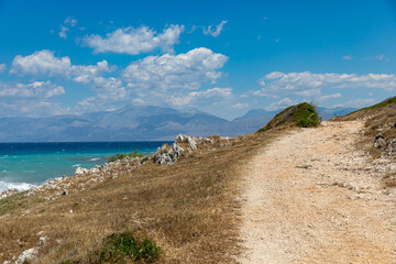 North coast of Corfu island