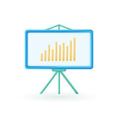 Assessment  3d icon. personal audit and assessment center Human resources. 3d render vector illustration