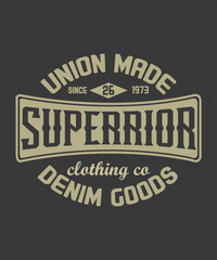 Fototapeta premium Union made since