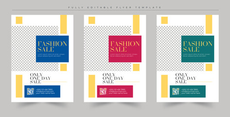 Fashion Flyer Template, a4 size flyer, magazine design, cover page layout, fashion brochure template, fashion sale flyer, presentation or poster