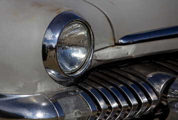 front headlight of an old car!!