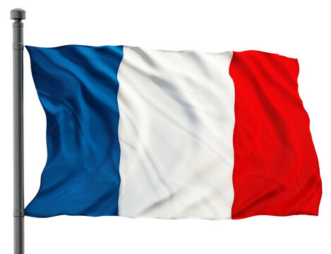 Flag of France. PNG file with transparent background.