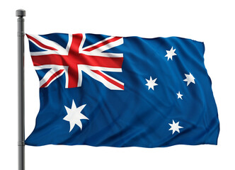 Australian flag. PNG file with transparent background.