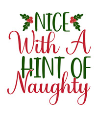 Christmas t shirt, mug design