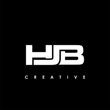 HJB Letter Initial Logo Design Template Vector Illustration