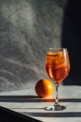 glass of drink spritz