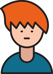 boy student avatar illustration
