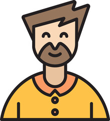 male character avatar illustration