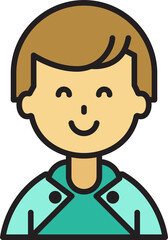 boy student avatar illustration
