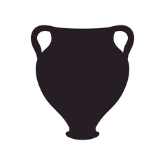 Amphora icon vector. Jug illustration sign. pottery symbol or logo.