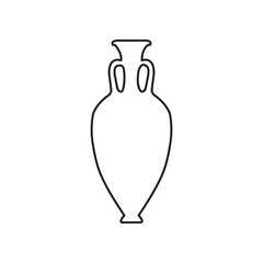 Amphora icon vector. Jug illustration sign. pottery symbol or logo.