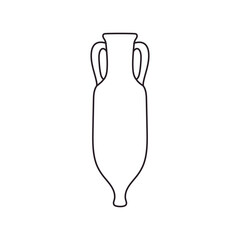 Amphora icon vector. Jug illustration sign. pottery symbol or logo.
