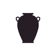 Amphora icon vector. Jug illustration sign. pottery symbol or logo.