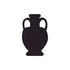 Amphora icon vector. Jug illustration sign. pottery symbol or logo.